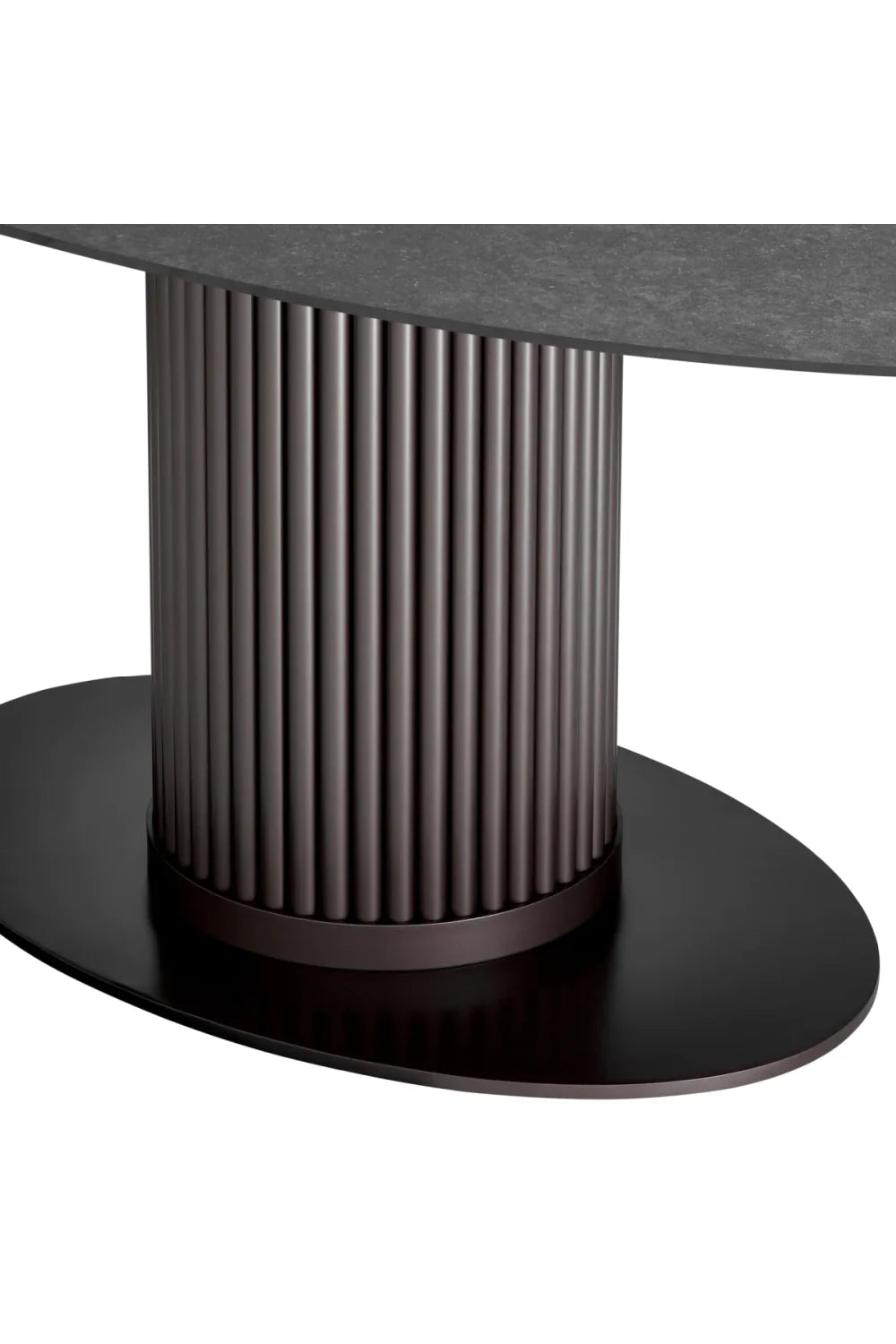 Table de salle à manger en bronze et céramique | Eichholtz Volterra