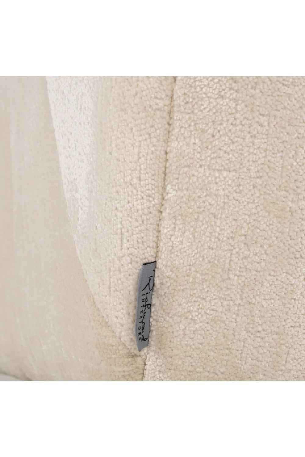 Fauteuil pivotant en chenille Blanc | Richmond Rosy
