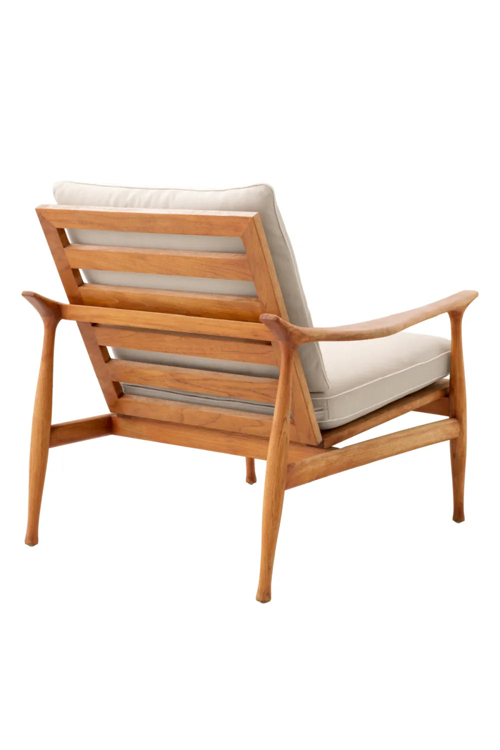 Chaise d'extérieur en teck naturel | Eichholtz Manzo