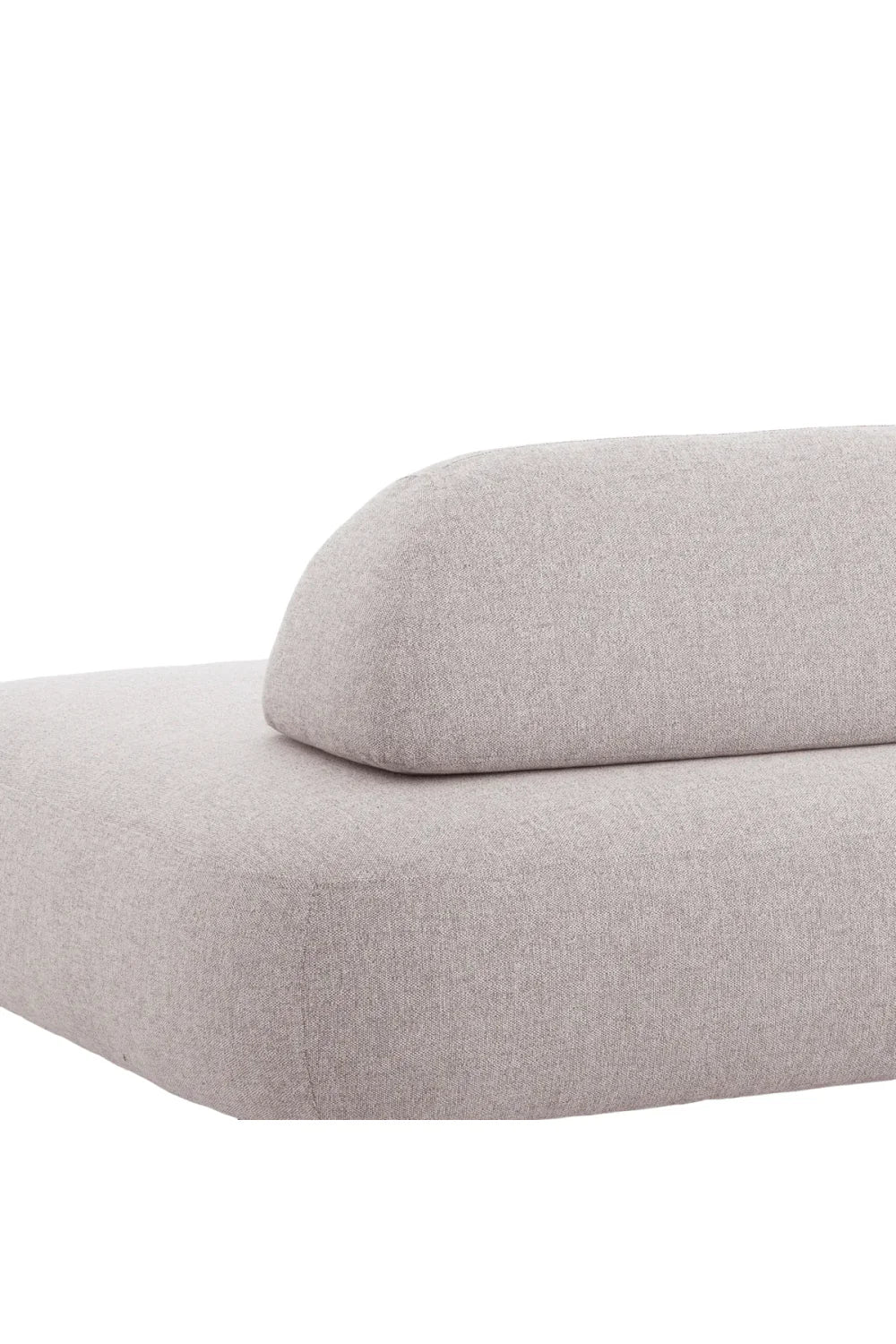 Canapé d'extérieur modulable en tissu gris | Eichholtz Residenzia