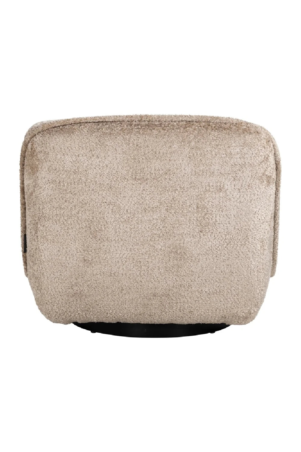 Fauteuil pivotant en tissu taupe | Richmond Ophelia