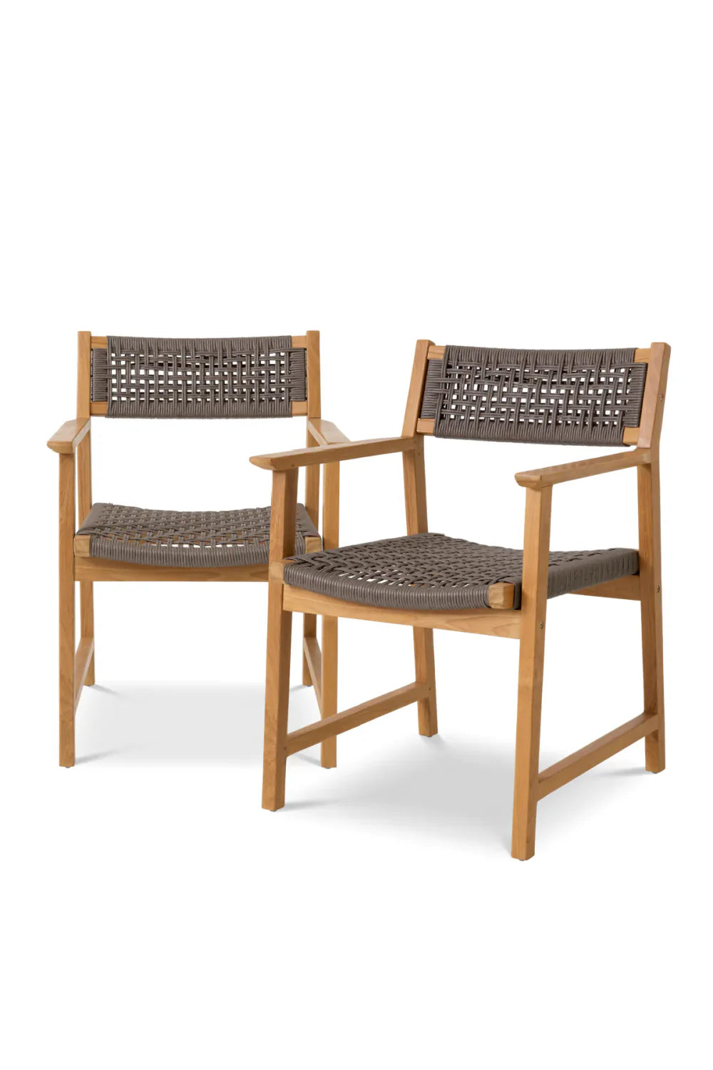 Chaise d'extérieur en teck (lot de 2) | Eichholtz Cancun
