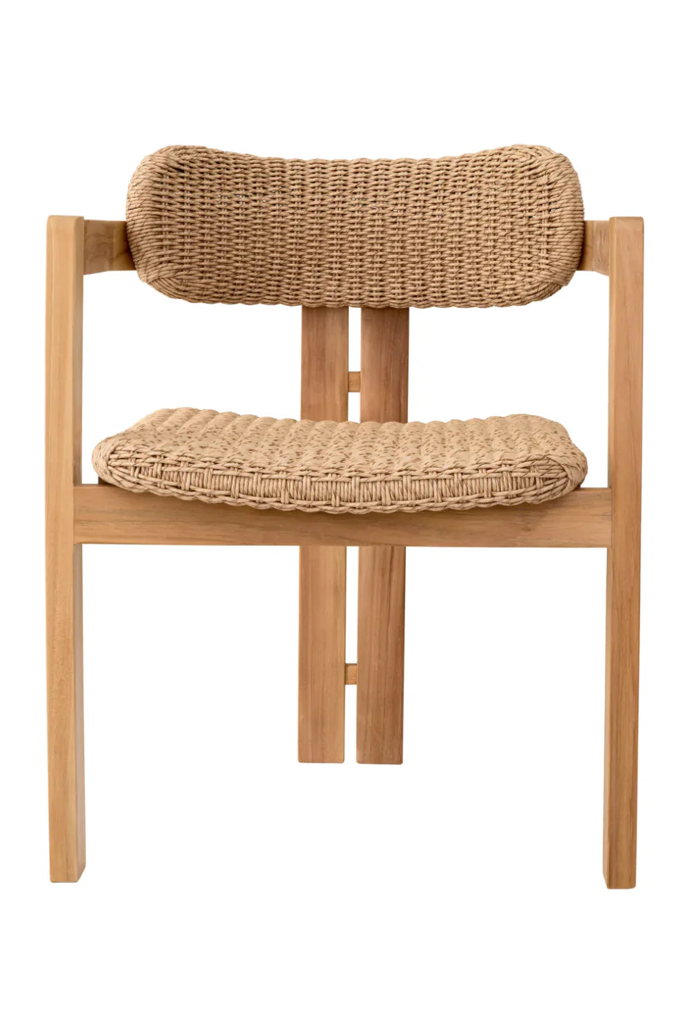 Chaise d'extérieur en teck naturel | Eichholtz Donato