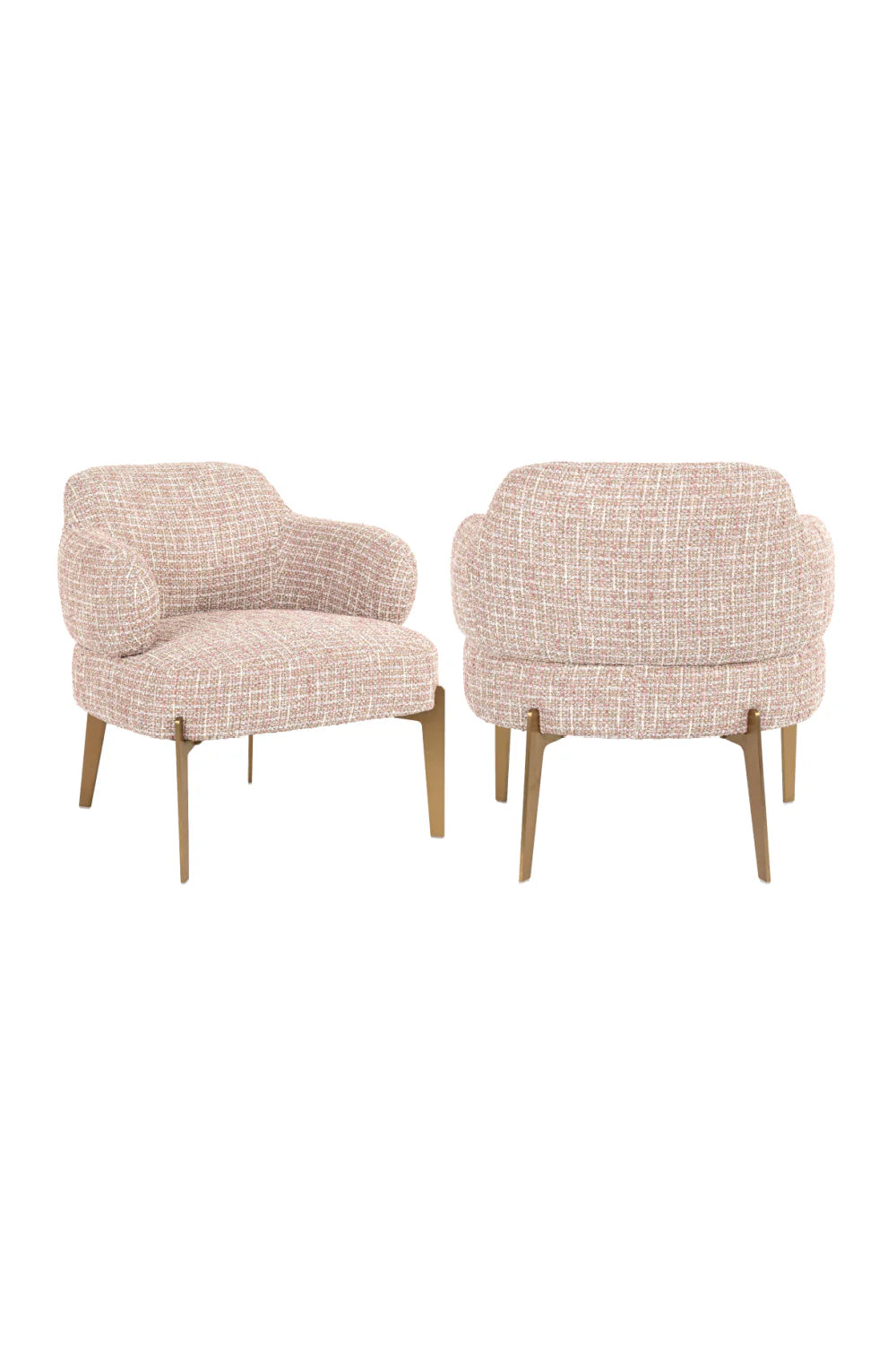 Fauteuil en tissu rose | Richmond Venus