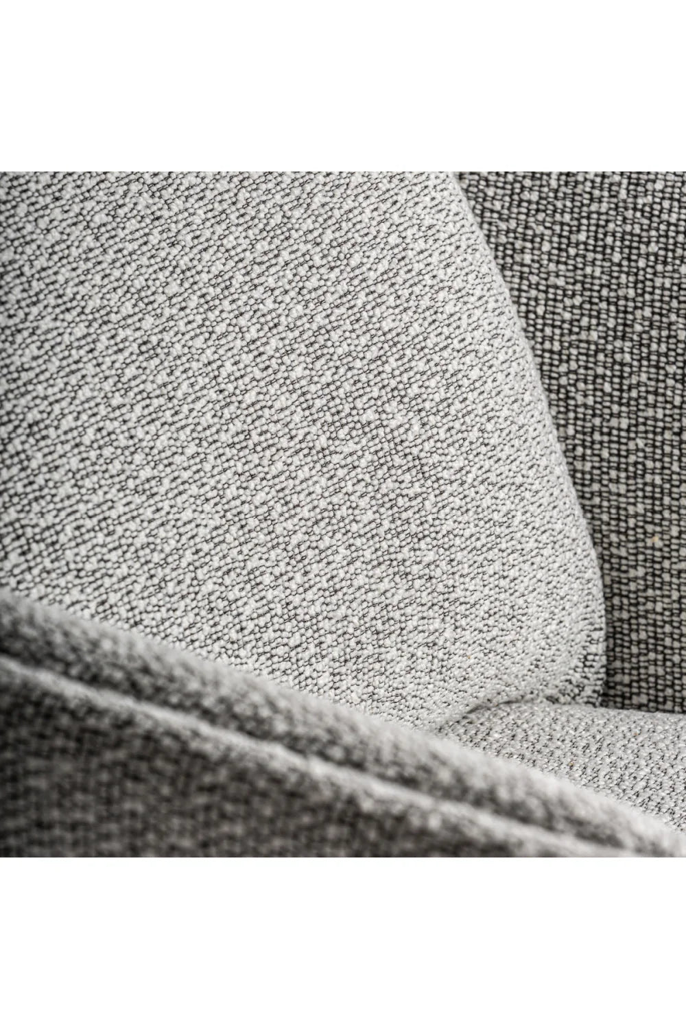 Fauteuil capitonné à accoudoirs en chêne noir | Vical Home Nara