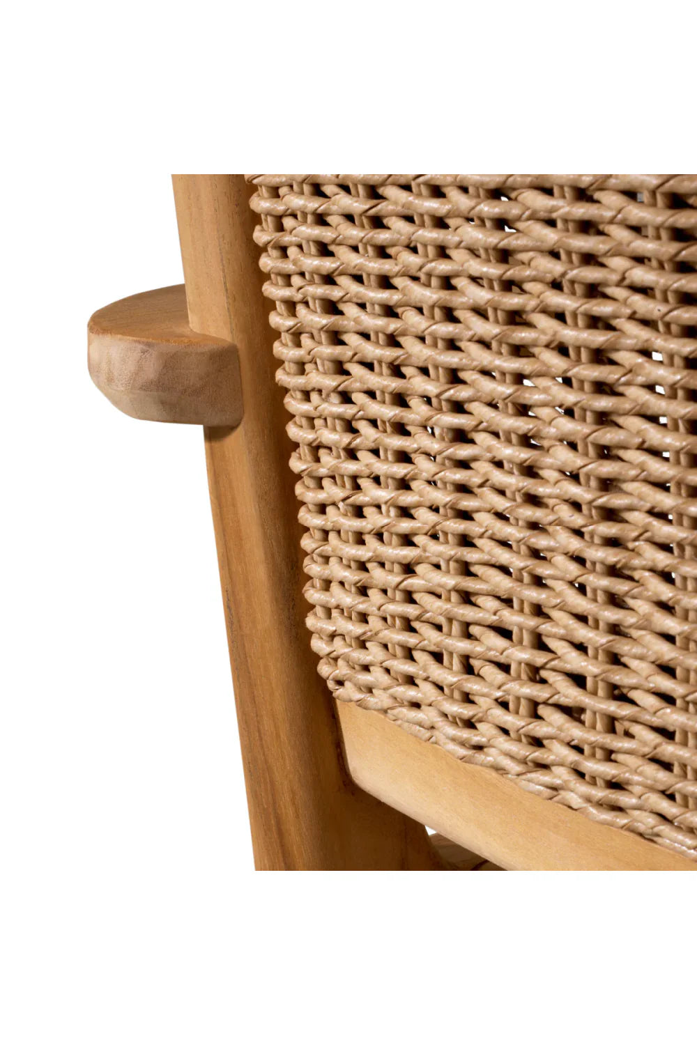 Chaise d'extérieur en teck | Eichholtz Pivetti