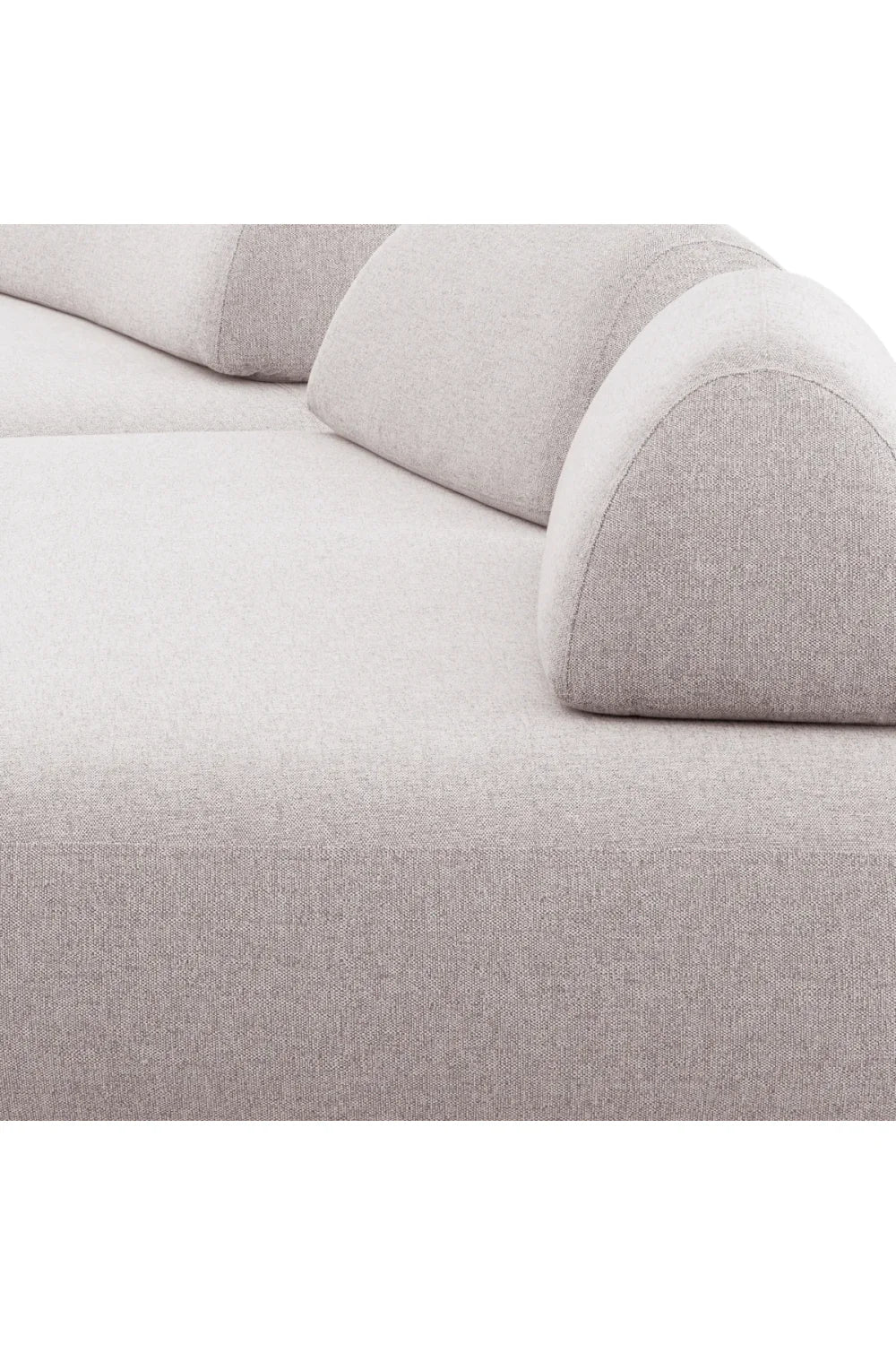Canapé d'extérieur modulable en tissu gris | Eichholtz Residenzia