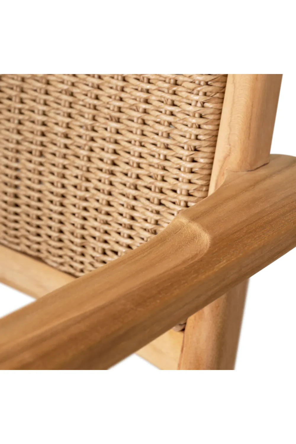 Chaise d'extérieur avec accoudoirs en teck | Eichholtz Pivetti