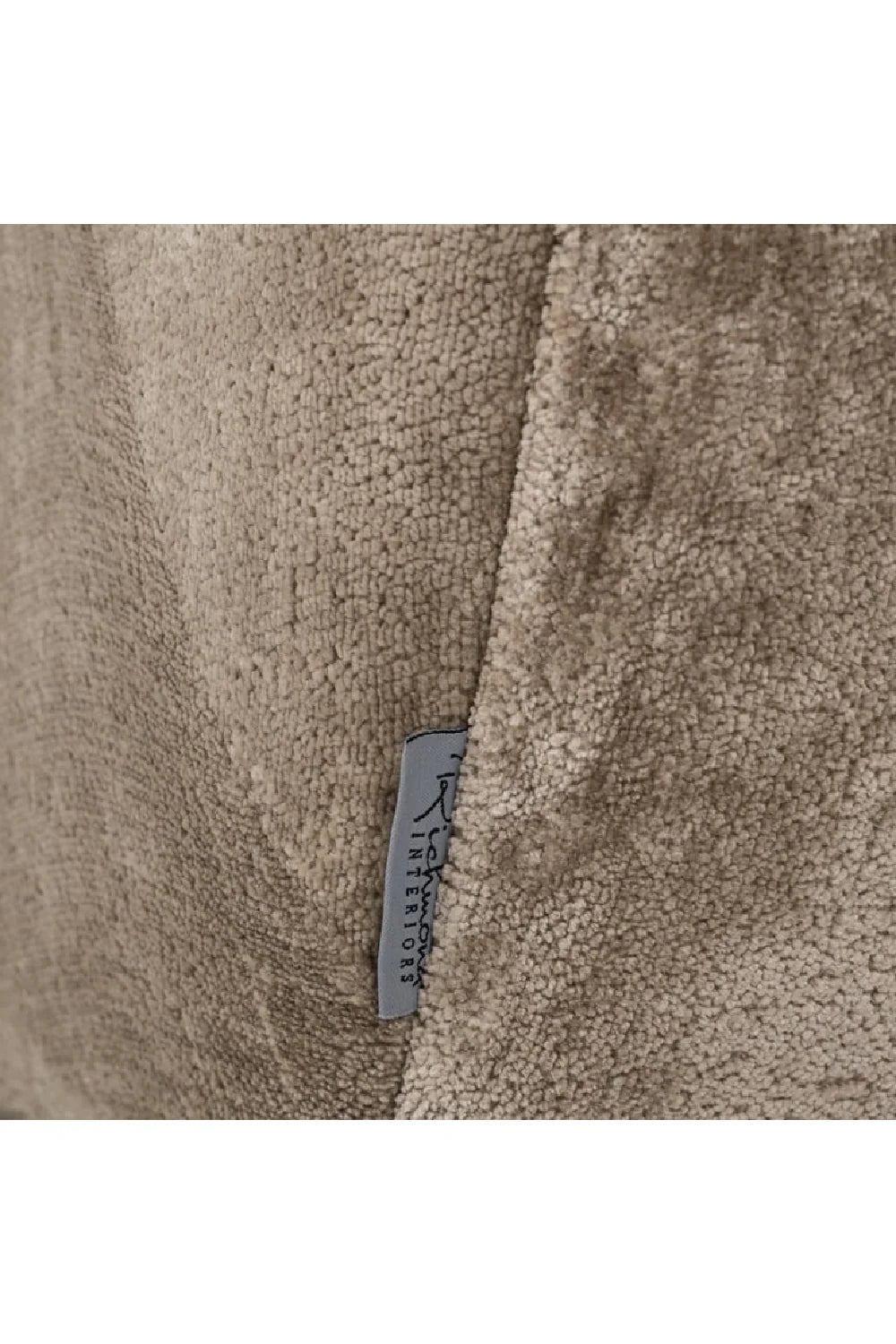 Fauteuil pivotant en chenille Taupe | Richmond Rosy