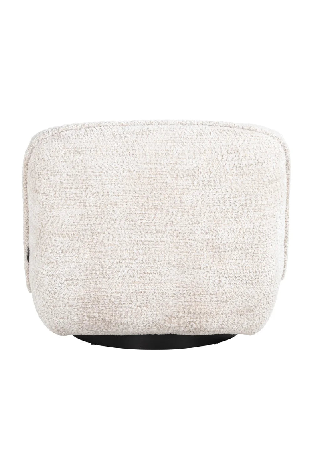 Fauteuil pivotant en tissu taupe | Richmond Ophelia