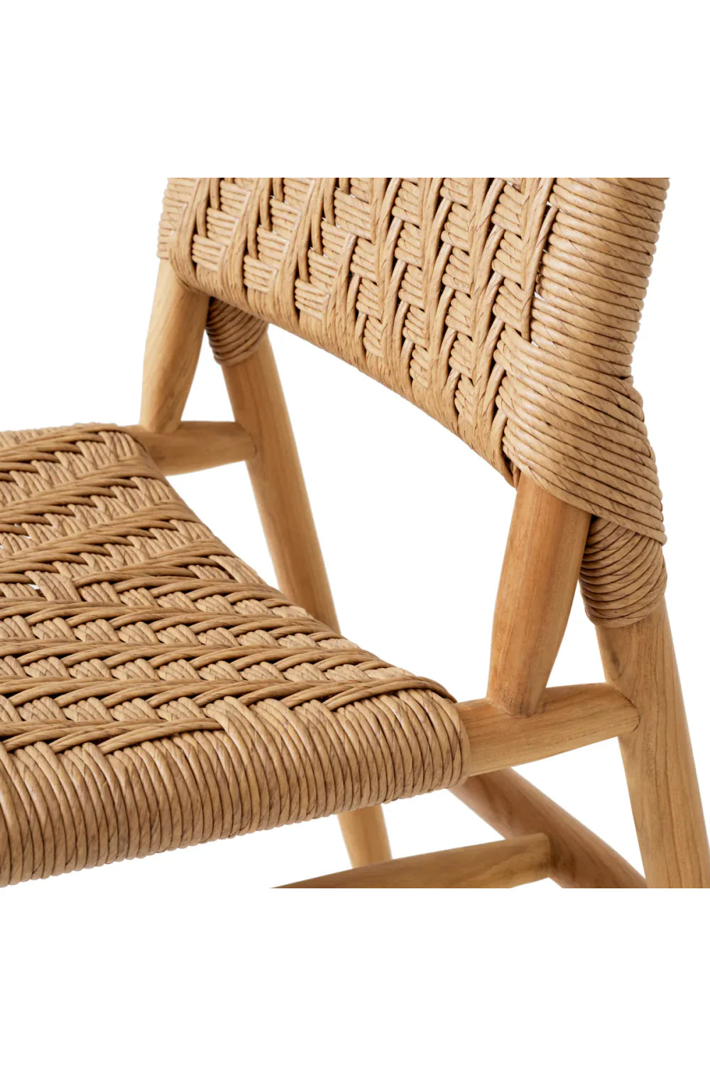 Chaise d'extérieur en teck (lot de 2) | Eichholtz Laroc