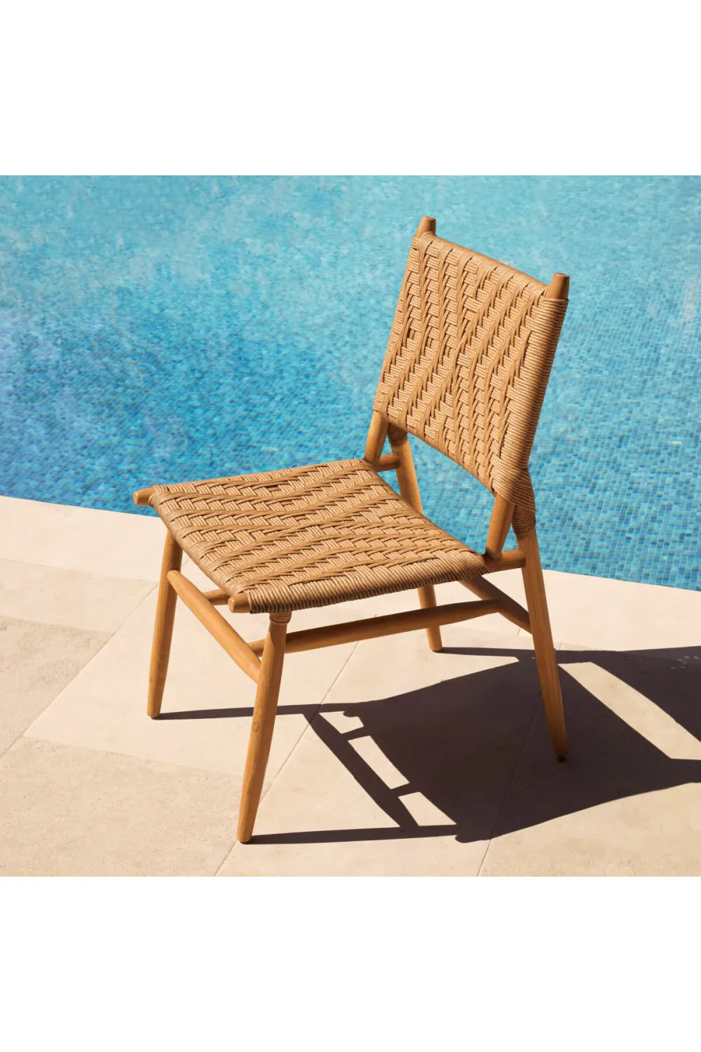 Chaise d'extérieur en teck (lot de 2) | Eichholtz Laroc