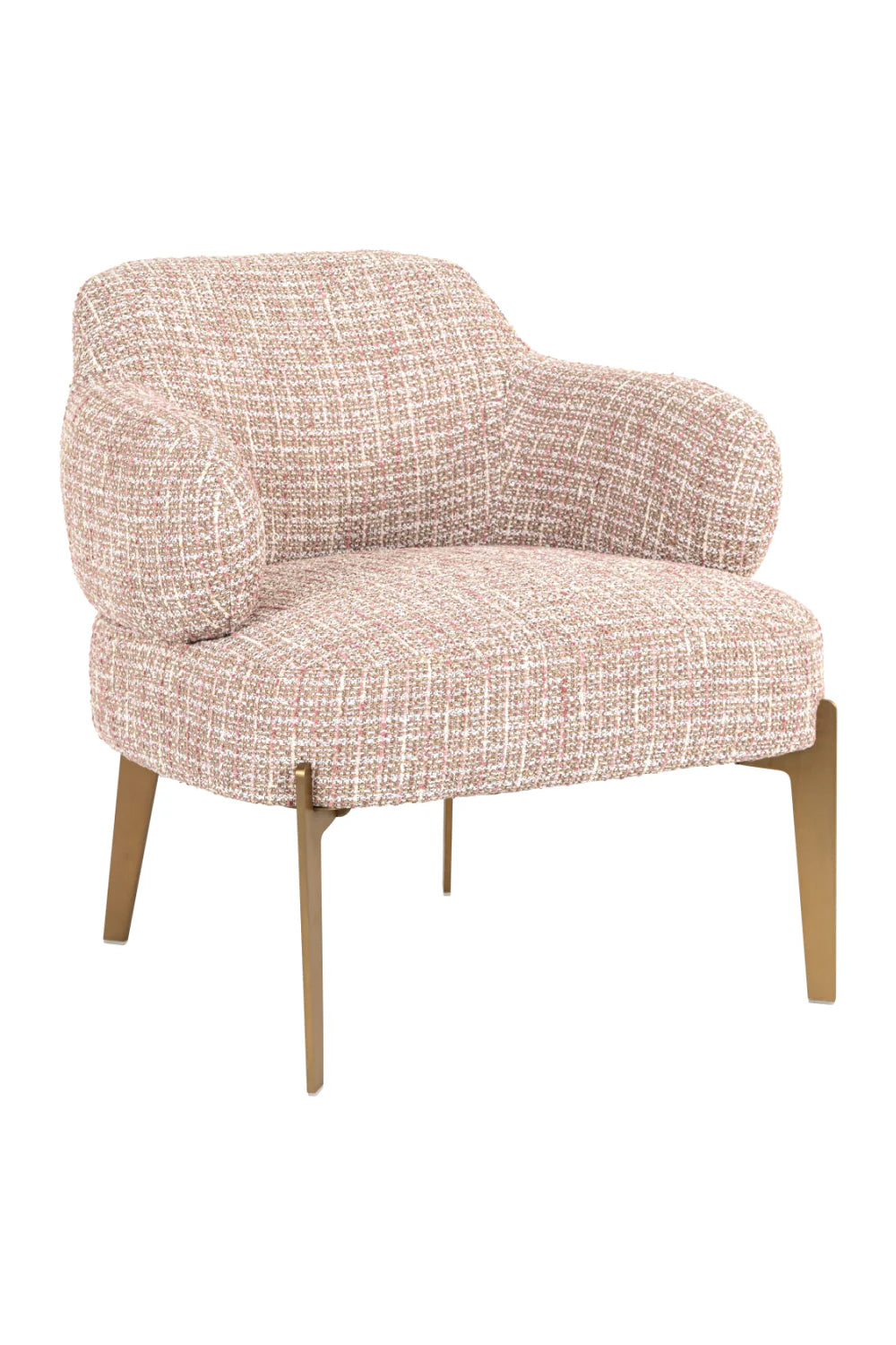 Fauteuil en tissu rose | Richmond Venus