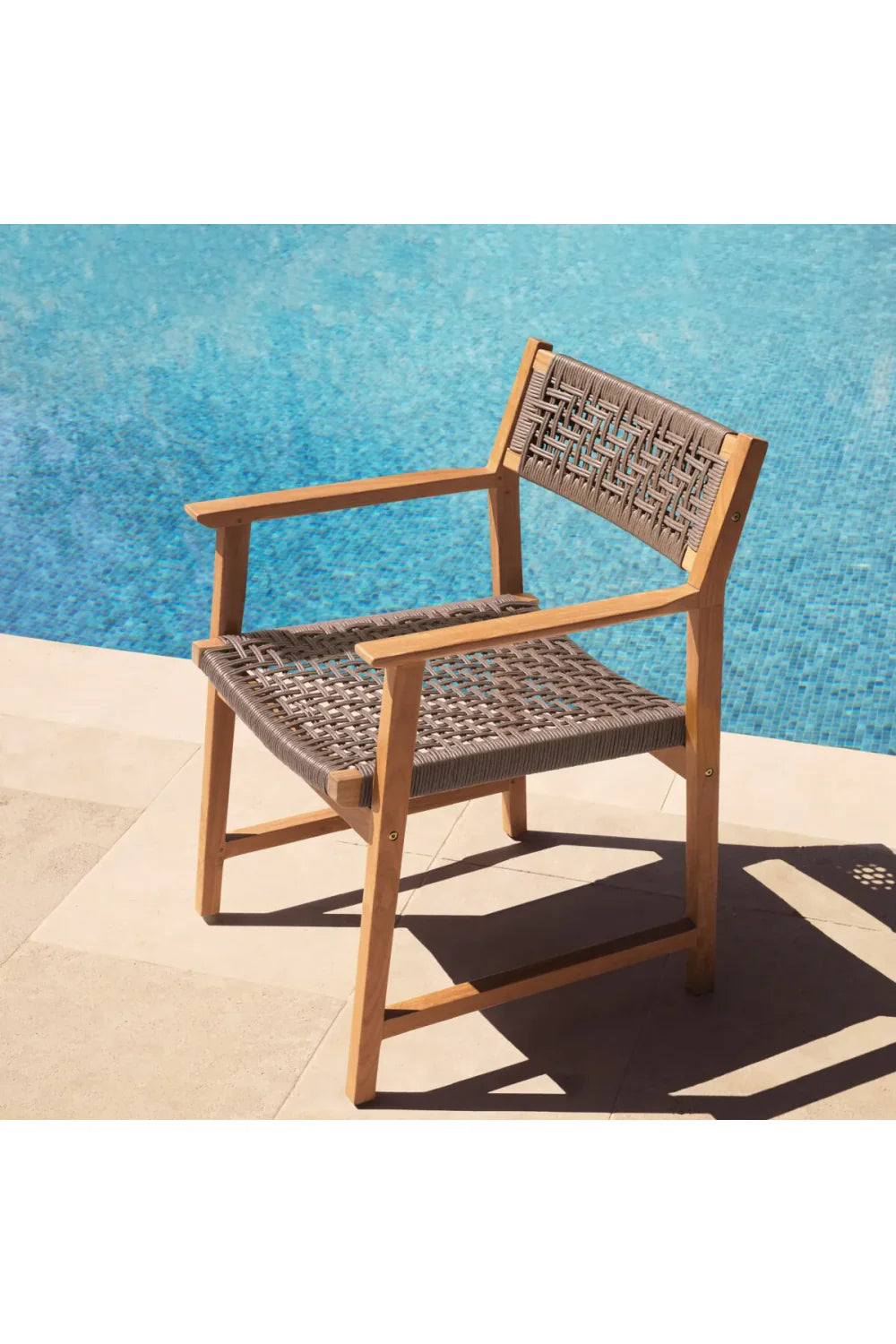 Chaise d'extérieur en teck (lot de 2) | Eichholtz Cancun