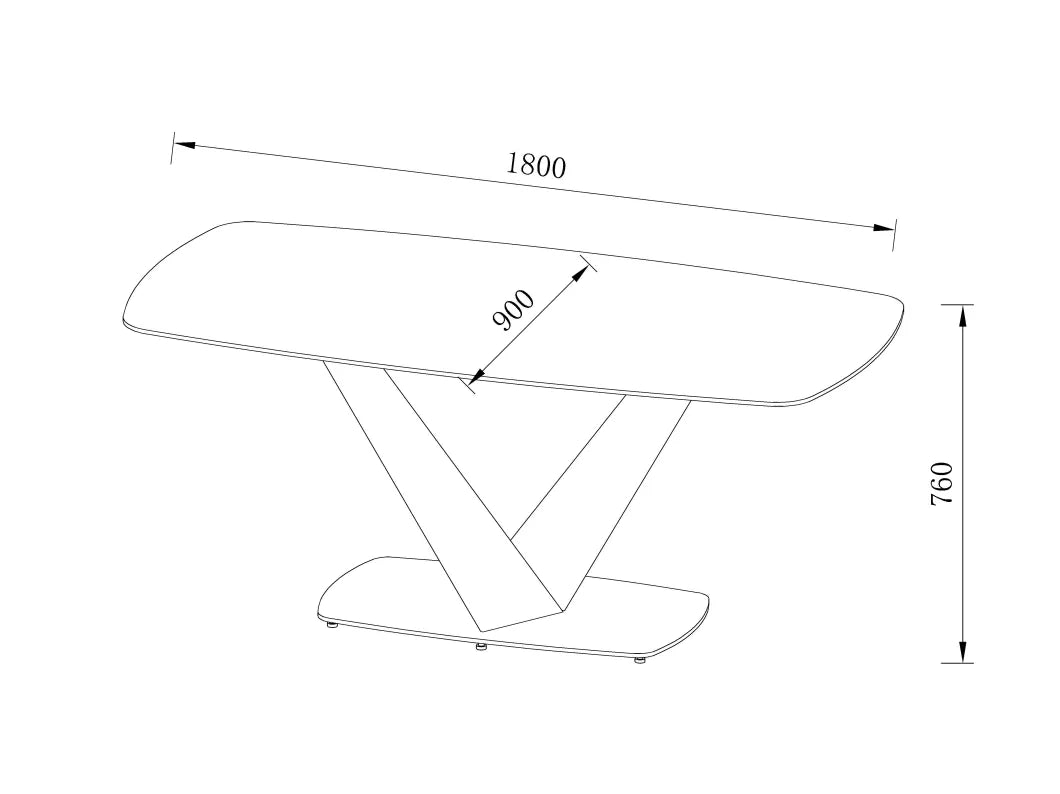 Table à manger 6 personnes en céramique, verre trempé et métal doré - Effet marbre blanc - PORELIMA de Maison Céphy
