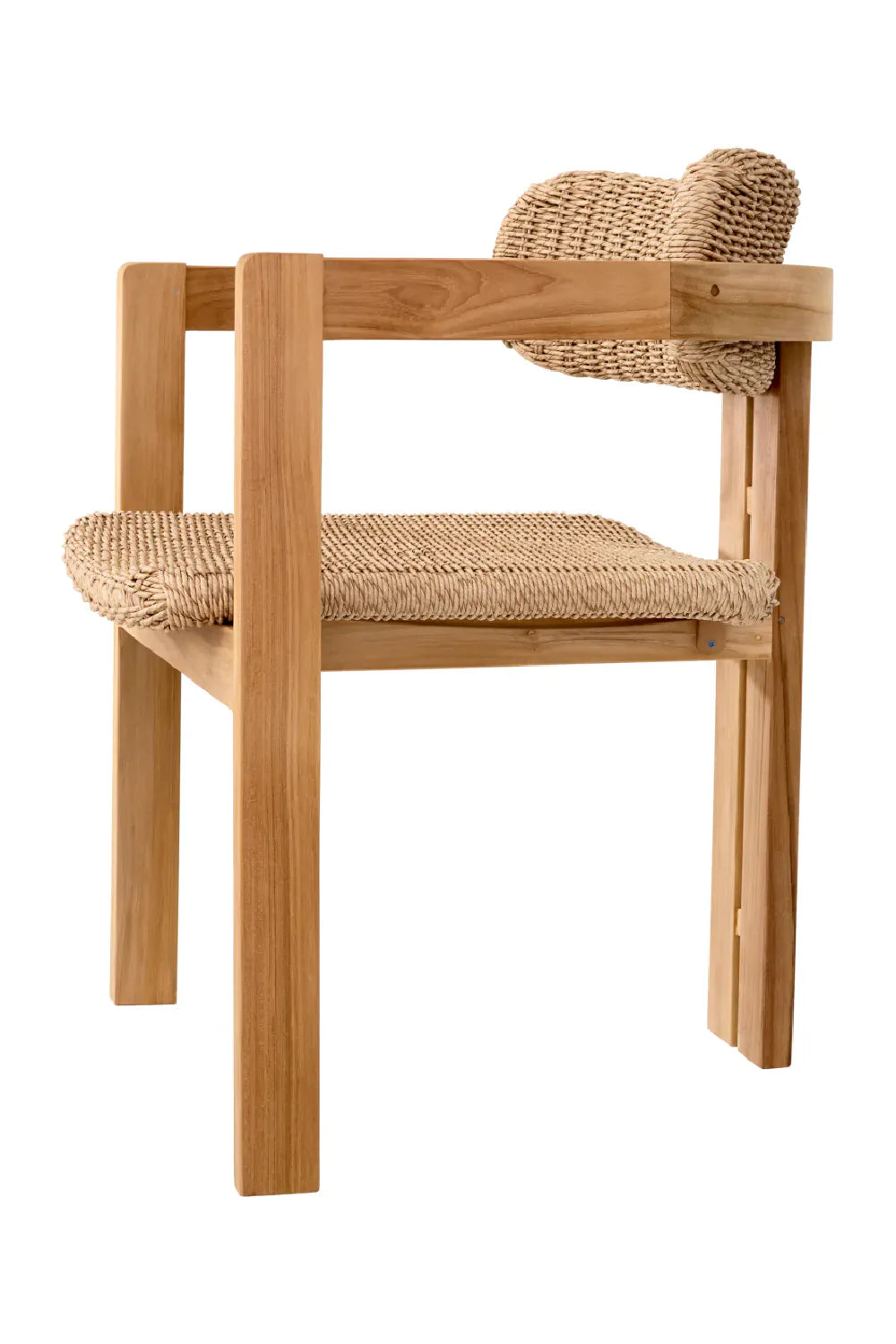 Chaise d'extérieur en teck naturel | Eichholtz Donato