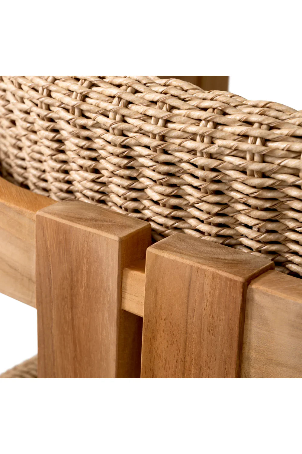 Chaise d'extérieur en teck naturel | Eichholtz Donato