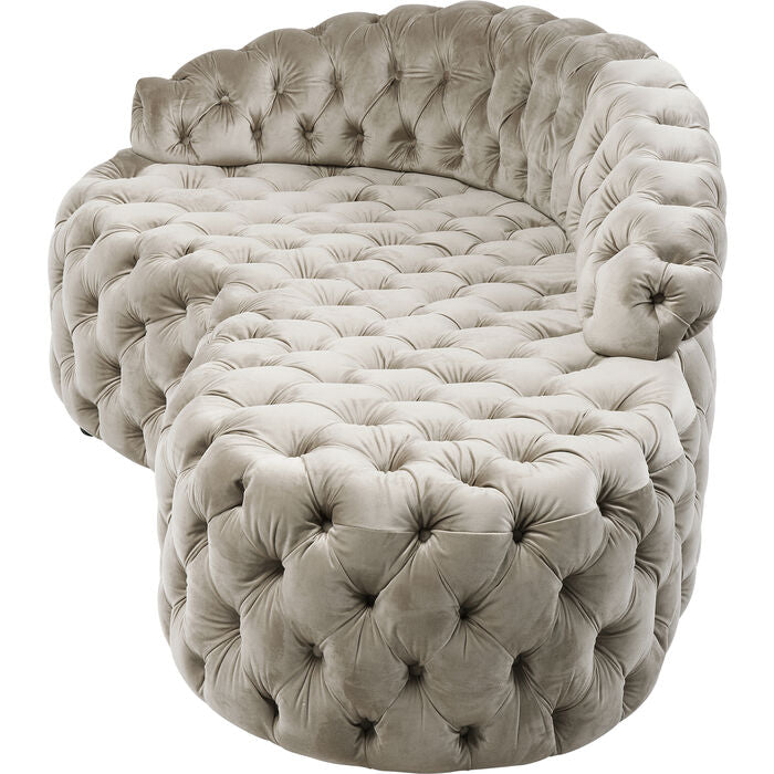 Canapé Méridienne Crème 162cm