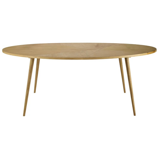 Origami - Table à manger ovale 8 personnes L200