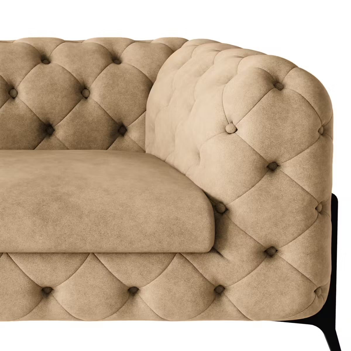 Canapé Chesterfield II (3 places) beige