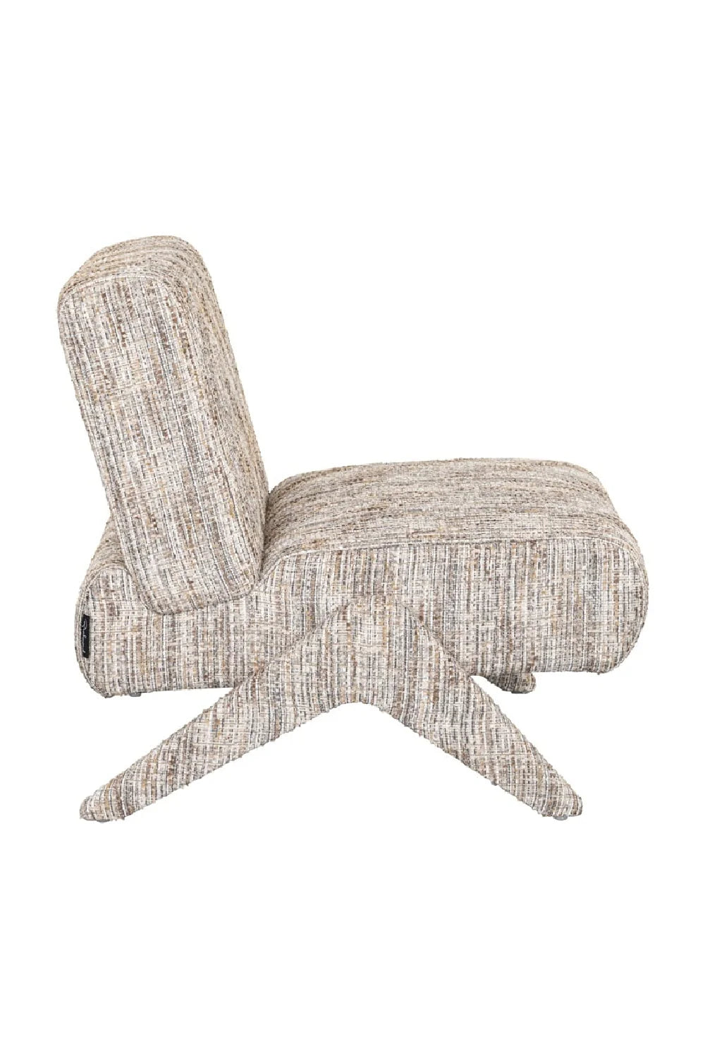 Fauteuil moderne en tissu grège | Richmond Lexi