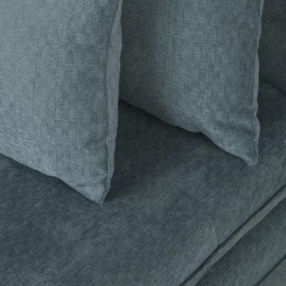 Clio - Canapé convertible 2/3 places bleu canard