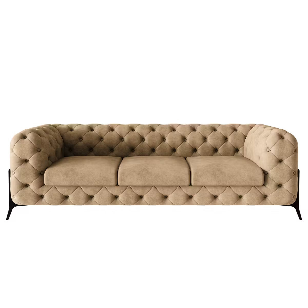 Canapé Chesterfield II (3 places) beige