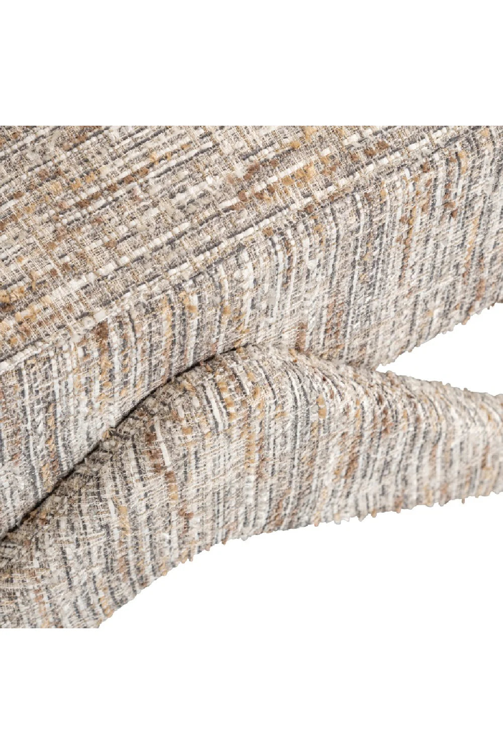 Fauteuil moderne en tissu grège | Richmond Lexi
