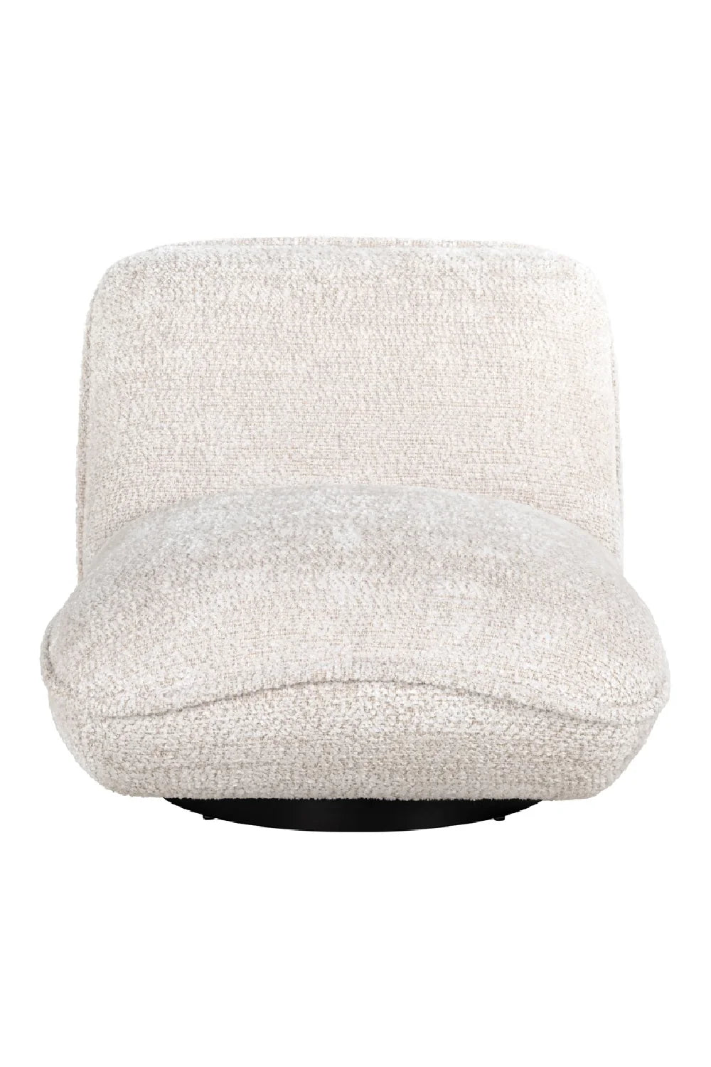 Fauteuil pivotant en tissu taupe | Richmond Ophelia