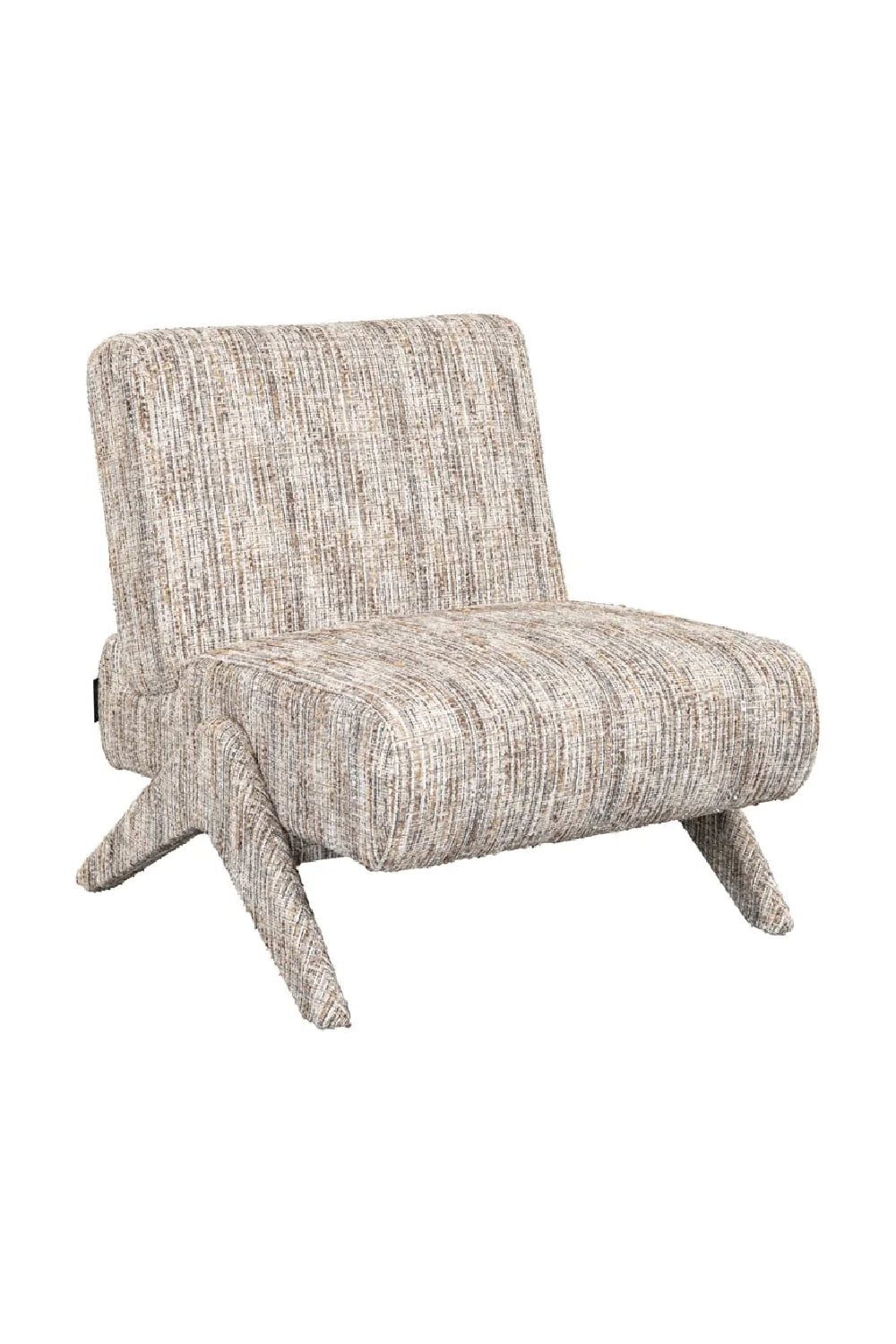 Fauteuil moderne en tissu grège | Richmond Lexi